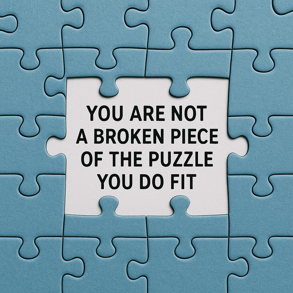 You’re Not the Wrong Piece — You Just Haven’t Found Where You Belong